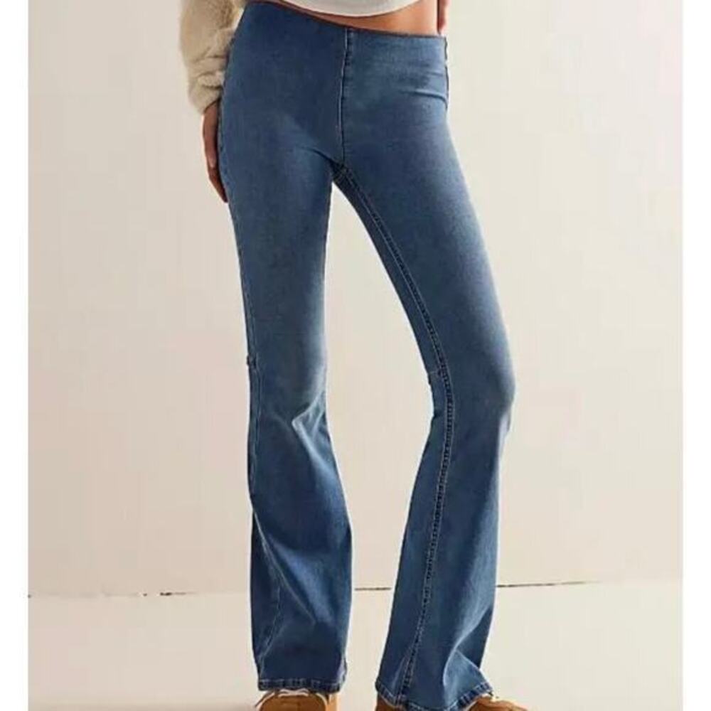 Free People Penny pull on flare jeans size 25